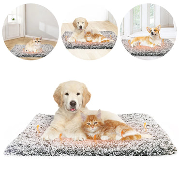 Self-Warming Cat Bed Pad Self-Heating Thermal Cat Dog Bed Mat Pet Warming Pad Soft Thickened Blanket Pad for Indoor Outdoor Pets