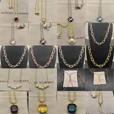 2025 New DY Classic Love Star Pearl Pendant Necklace Temperament Exquisite and Elegant Jewelry Suitable for Any Occasion