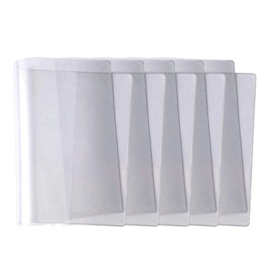 5PCS Transparent Passport Cover Waterproof PVC Clear Passport Holder Card Holder Case for Credit Card Passport Protect