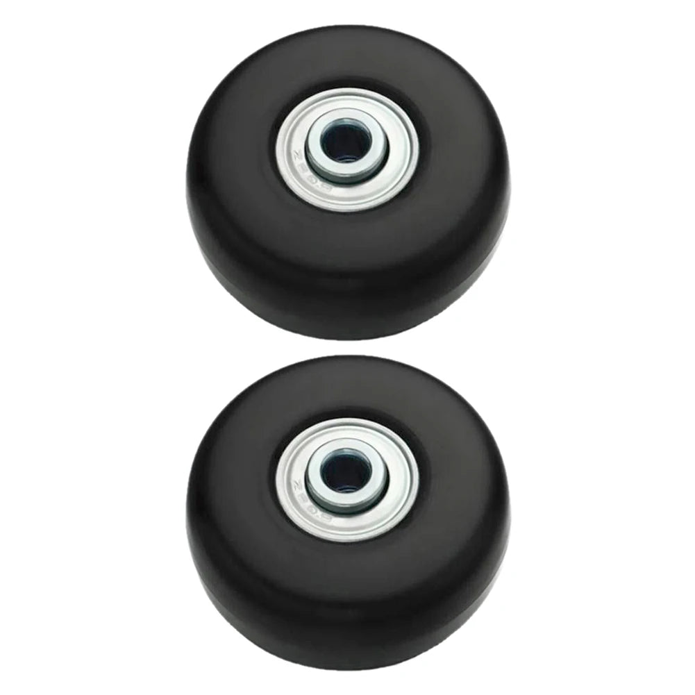 1 Pair Luggage Suitcase Replacement Wheels with Metal Bearings Axles Screw Rubber Casters Wear Resistant Deluxe Repair Tool