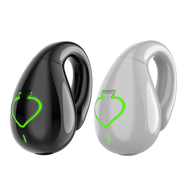 HIFI Stereo Wireless Headphones Bone Conduction Single Ear Clip Earphones IPX5 Waterproof Bluetooth-Compatible 5.3 Earbuds