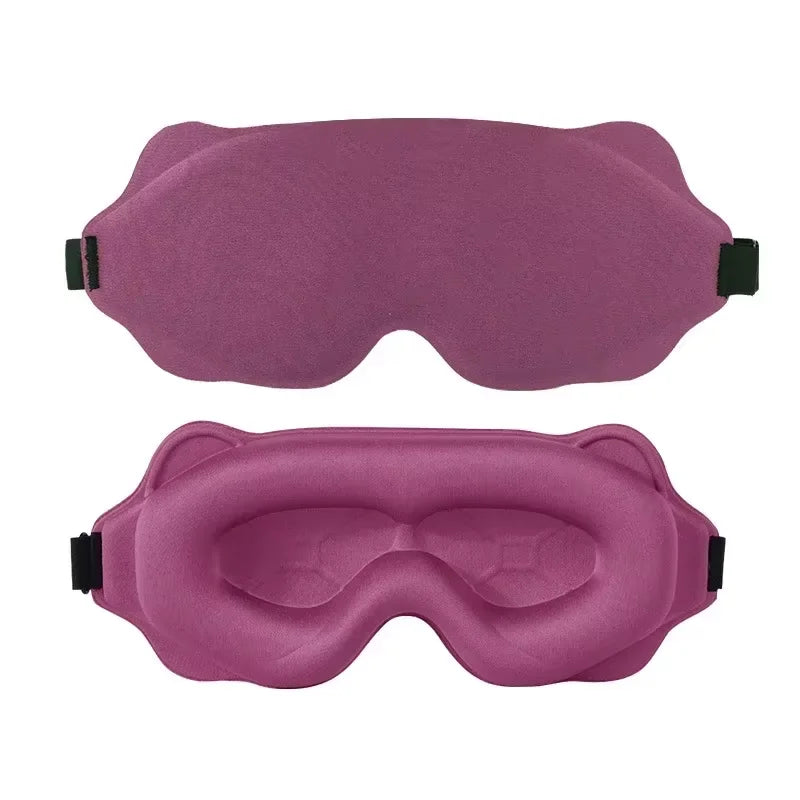 3D Sleeping Mask Block Out Light Soft Padded Sleep Mask For Eyes Slaapmasker Eye Shade Blindfold Sleeping Aid Face Eyepatch Mask