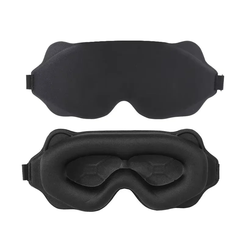 3D Sleeping Mask Block Out Light Soft Padded Sleep Mask For Eyes Slaapmasker Eye Shade Blindfold Sleeping Aid Face Eyepatch Mask
