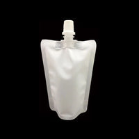 Eco Plastic Drink Packaging Bags Stand Up Spout Pouches Outdoor Camping Juice Coffee Storage Bags 50pcs/pack With Free Funnel