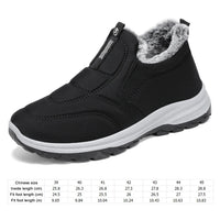 Warm Walking Shoes Lightweight Thermal Ankle Boots Non-slip Slip On Sneakers Winter Thick Fur Shoes for Outdoor Sports