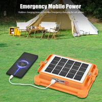 200W Portable Camping Lamp Outdoor Solar Rechargeable Emergency Light 264Led Magnet Flashlight Waterproof Camping Work Light