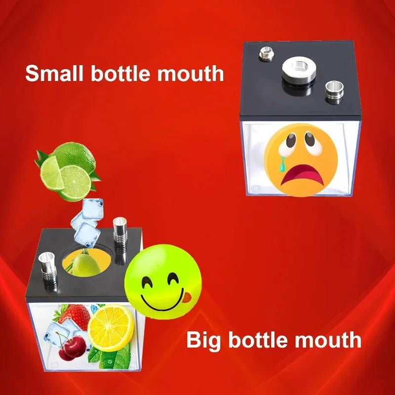 HOT 2 Hose Hookah – Square Hookah Chicha Set with Everything, Travel Hookah Kit with LED Lights and Portable Bag（Black）