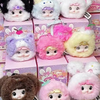 Nommi Blind Box Plush Figures,Nommi 100% Sweetness Series Collectible Toys, Kawaii Action Figure Mystery Box for Gifts