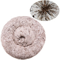 40-90cm 6 Sizes Round Pet Bed for Large Dog Bed Super Soft Cat Bed Plush Dog House for Medium Dog House Winter Warm Sleeping
