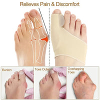 1p1Pair Toe Separator Bunion Corrector Toe Brace Orthopedic Hallux Valgus Relief Bone Thumb Adjuster Correction for Men and 2026