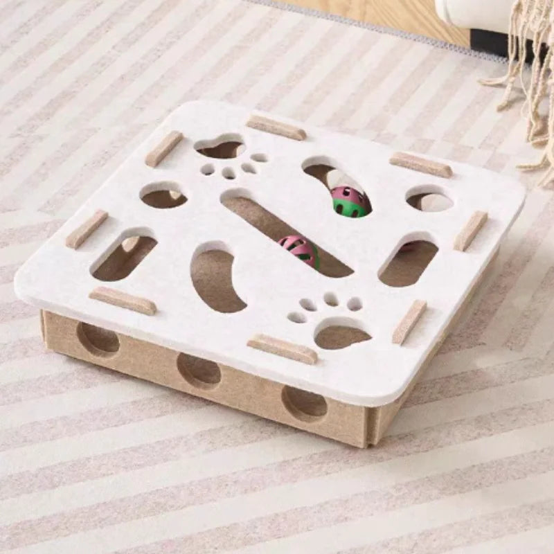 Interactive Cat Puzzle Toy – Keep Indoor Cats Active & Entertained