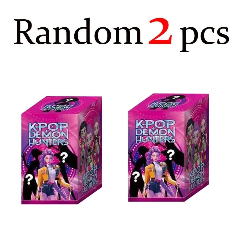 2026 IN stock Hot Anime KPop Devil Hunter Doll Vinyl Toy Rumi Mira Zoi Character Vinyl Mask Blind Box Ornament Toy Birthday Gift