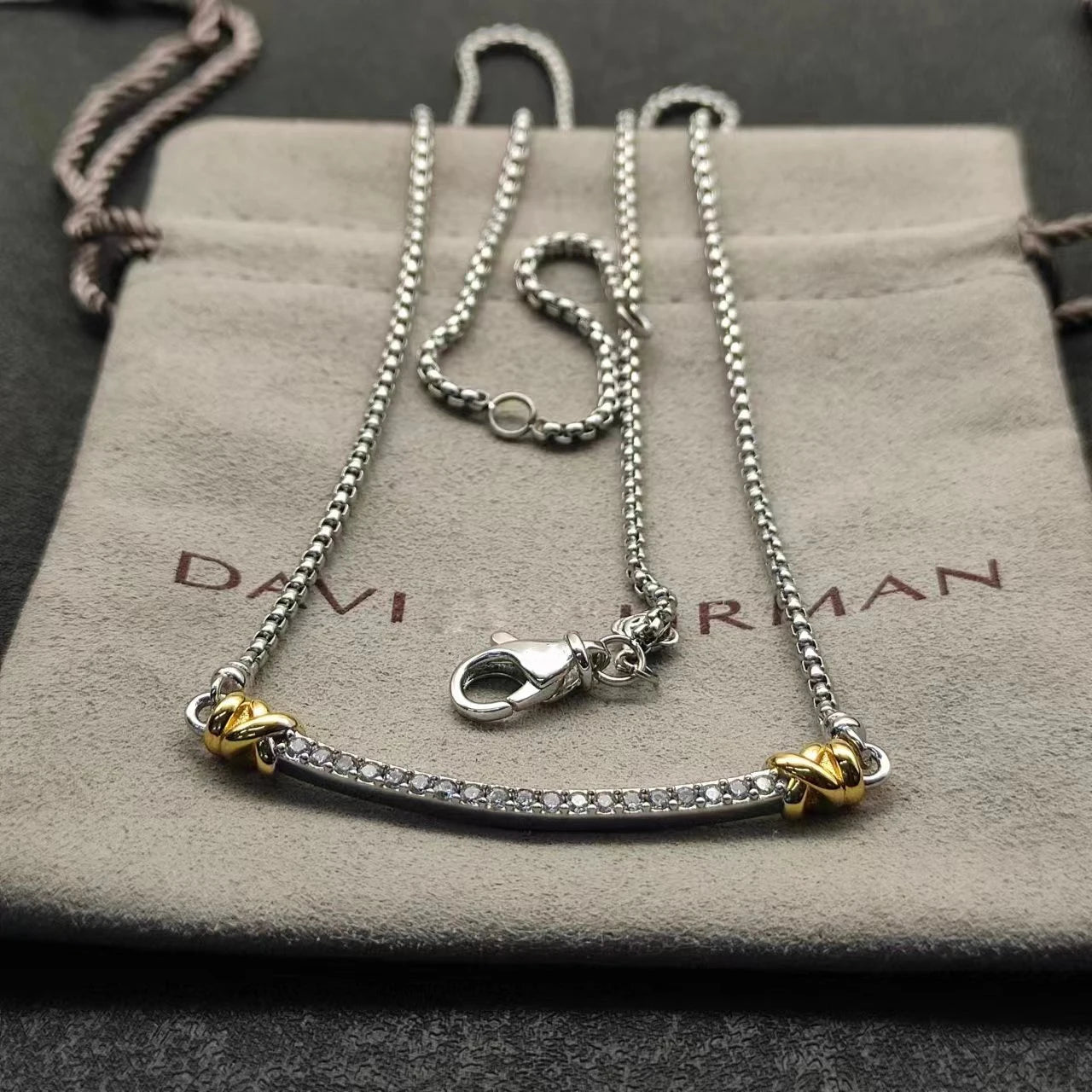 2025 New DY High-Quality Pendant Necklaces for Men and Women Elegant Versatile Designs