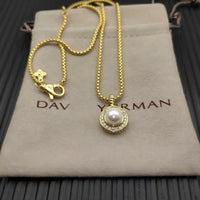 2025 New DY Classic Love Star Pearl Pendant Necklace Temperament Exquisite and Elegant Jewelry Suitable for Any Occasion