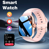 New Smart Watch, Wireless Calling, Message Reminder, Multiple Sports Modes, 1.83-Inch Full Touch Screen, Unisex