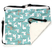 Cat Hanging Hammock with Adjustable Straps Double-Sided Pet Cage Hammock Hanging Bed Resting Sleepy Pad for Small Animals Pets