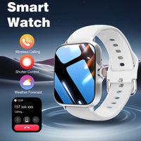 New Smart Watch, Wireless Calling, Message Reminder, Multiple Sports Modes, 1.83-Inch Full Touch Screen, Unisex