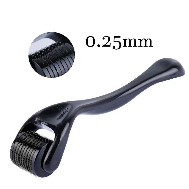 0.25mm Professional Microneedle Roller, 540 Titanium Microneedle Facial Skincare Beauty Massage Micro Grinding Tool, Massage