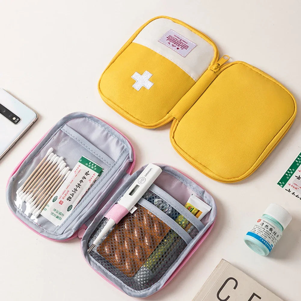 Portable Medicine Bag First Aid Medical Kit Travel Outdoor Camping Emergency Medicine Storage Bag Travel Home Pill Storage Bag