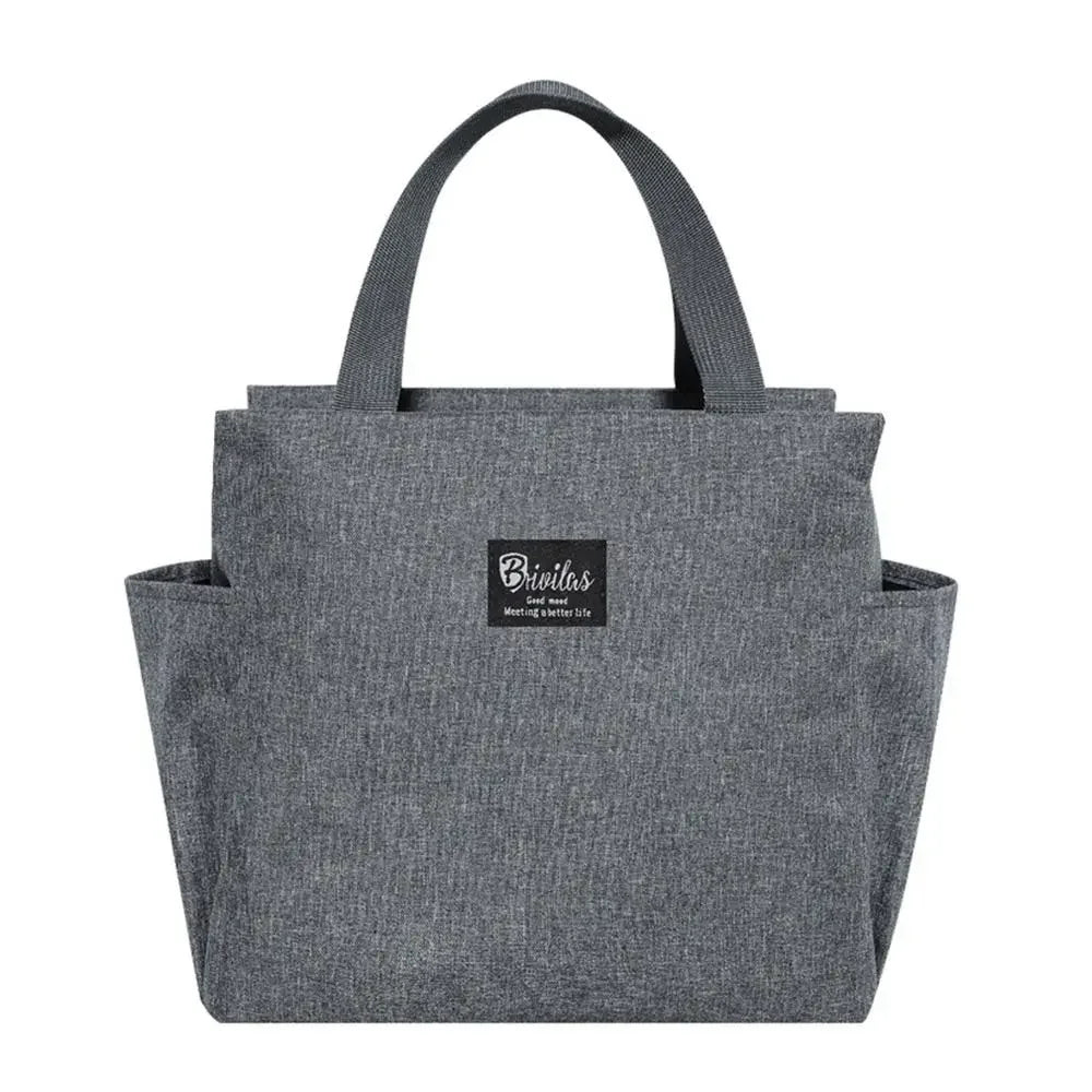 Multifunctional Zipper Thermal Lunch Bags For Women Large Capacity Waterproof Portable Cooler Bag Box Insulated Picnic Food Bag