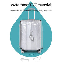 18-30inch Transparent Luggage Protector Cover Waterproof Suitcase Protector Cover Rolling Luggage Suitcase Cover Dustproof Cover