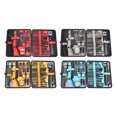36 pcs New Professional Manicure Set Pedicure Grooming Kit Includes Scissors, Nail Files, and Travel Case Perfect for Gift