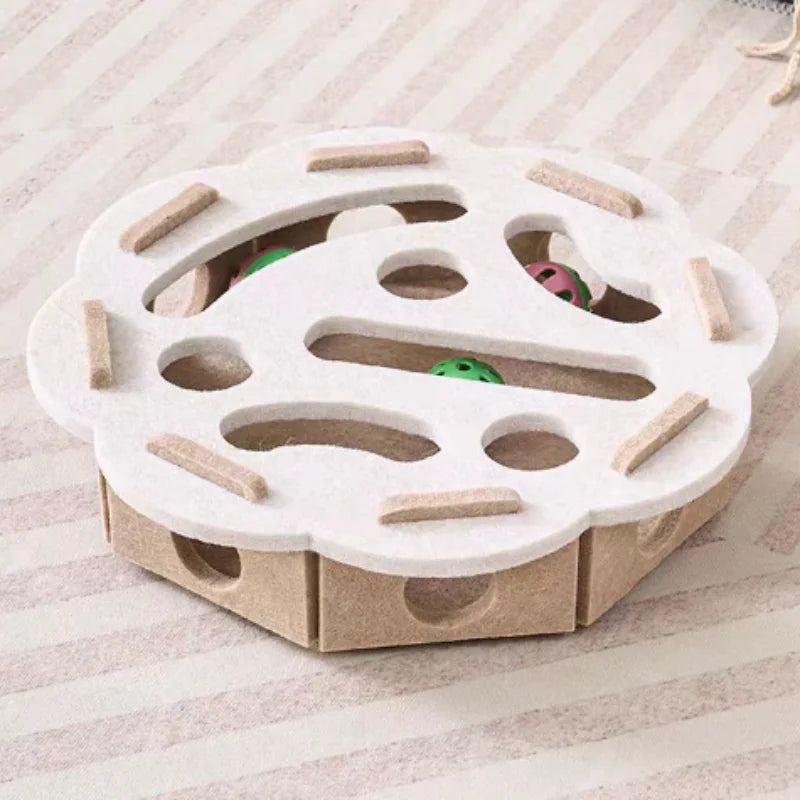 Interactive Cat Puzzle Toy – Keep Indoor Cats Active & Entertained