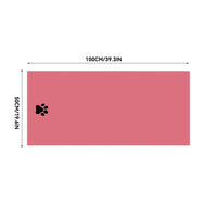 35*75cm/50*100cm Microfiber Pet Bath Towel Embroidered Super Soft Absorbent Cat for Dogs Grooming Supplies