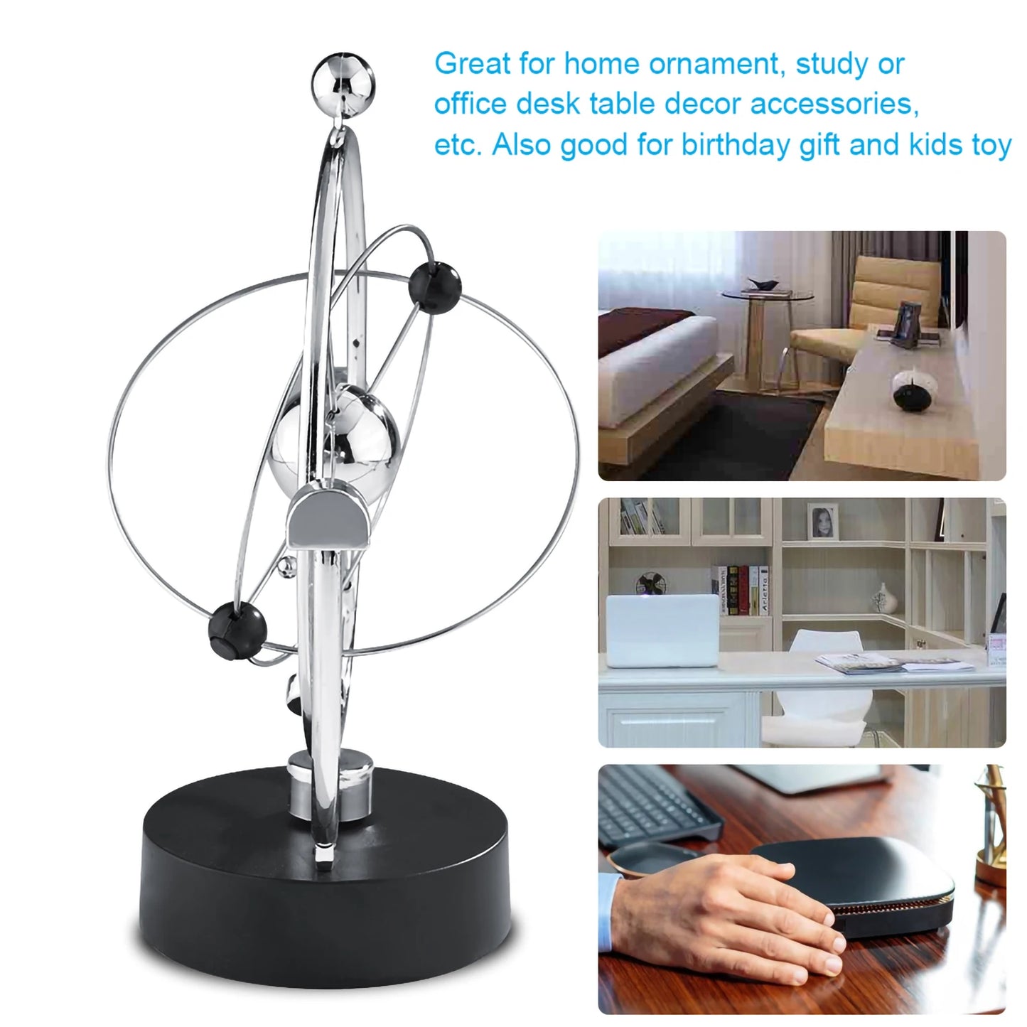 Electric Wiggler  Craft Perpetual Motion Movement  Home  Desk Table Ornament Gift