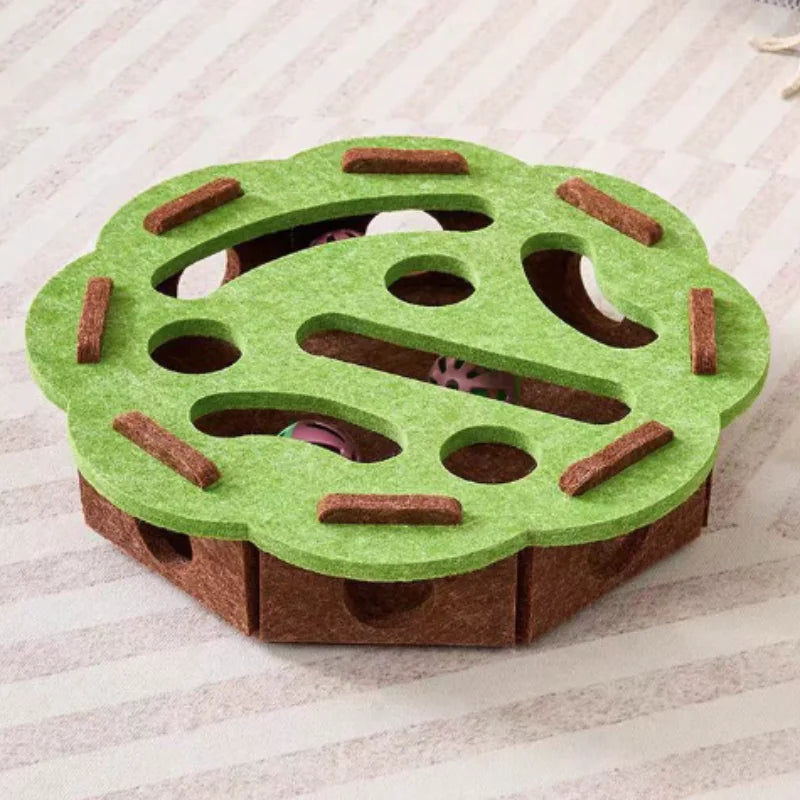 Interactive Cat Puzzle Toy – Keep Indoor Cats Active & Entertained