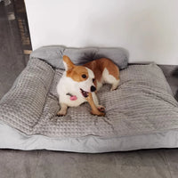 47.2x35.4inchLarge Dog Winter Warm Bed Extra Large Deep Sleep for Big Breeds, Universal for Small Medium Large Dogs Soft Pet Mat