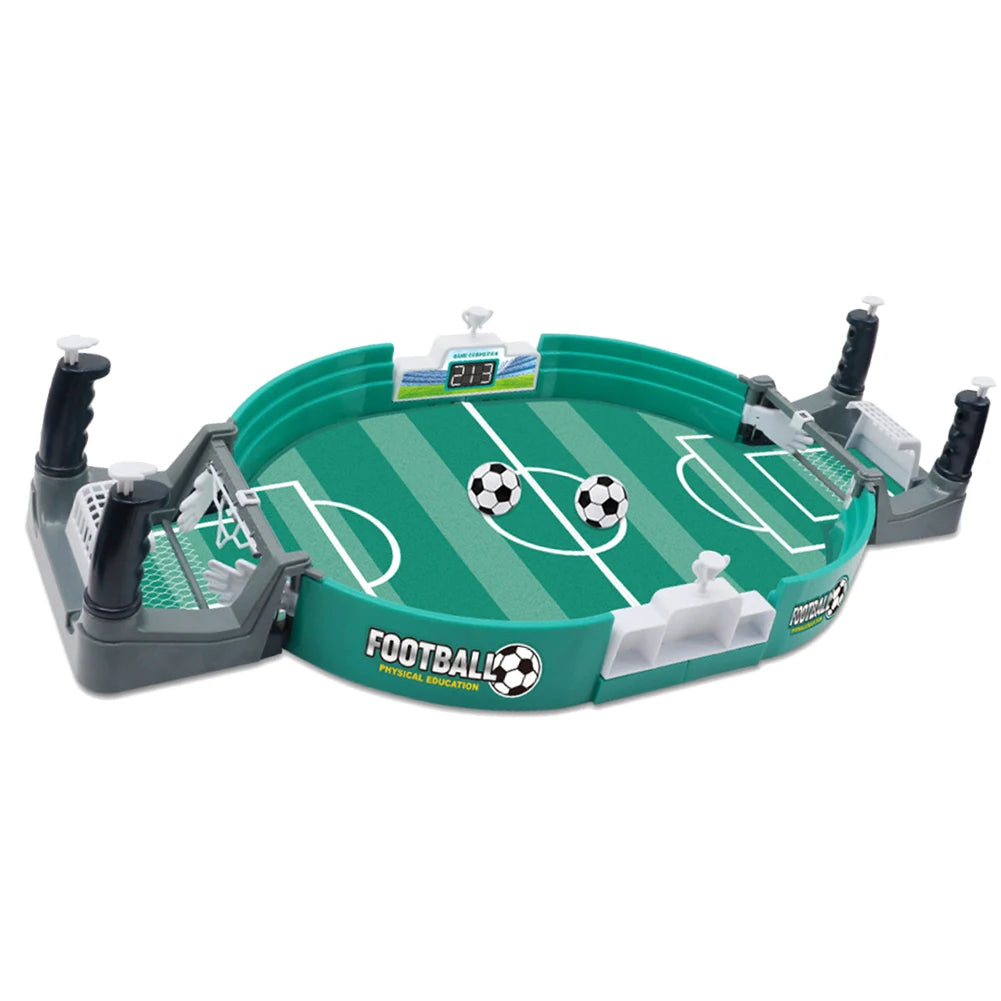 Mini Table Top Football Game Plastic Football Parent-Child Game Portable Tabletop Competitive Soccer Games for Kids Holiday Toys