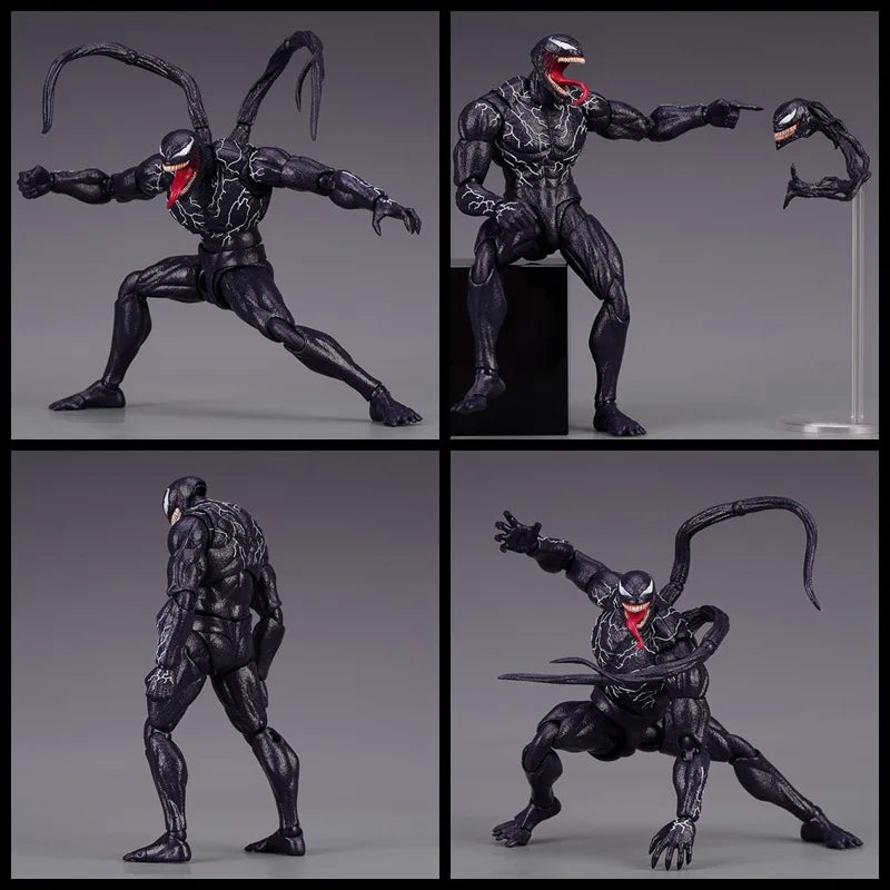 Venom Legends Action Figure Joint Movable Toys Movie Collection Change Face Statue Model Collectible Decorate For Toy Gift