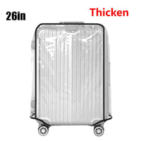 18-30inch Transparent Luggage Protector Cover Waterproof Suitcase Protector Cover Rolling Luggage Suitcase Cover Dustproof Cover
