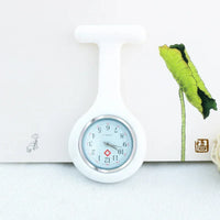 Mini Cute Pocket Watches Silicone Nurse Watch Brooch Tunic Fob Watch with Free Battery Doctor Medical Unisex Watches Clock
