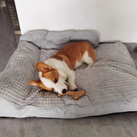 47.2x35.4inchLarge Dog Winter Warm Bed Extra Large Deep Sleep for Big Breeds, Universal for Small Medium Large Dogs Soft Pet Mat