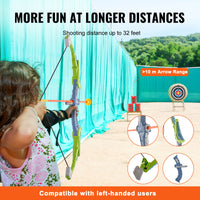 SucceBuy Kids Bow and Arrow Set LED Light Up Archery Toys Set with 10/20 Suction Cup Arrows Target & Quiverfor Kids Ages 4-12