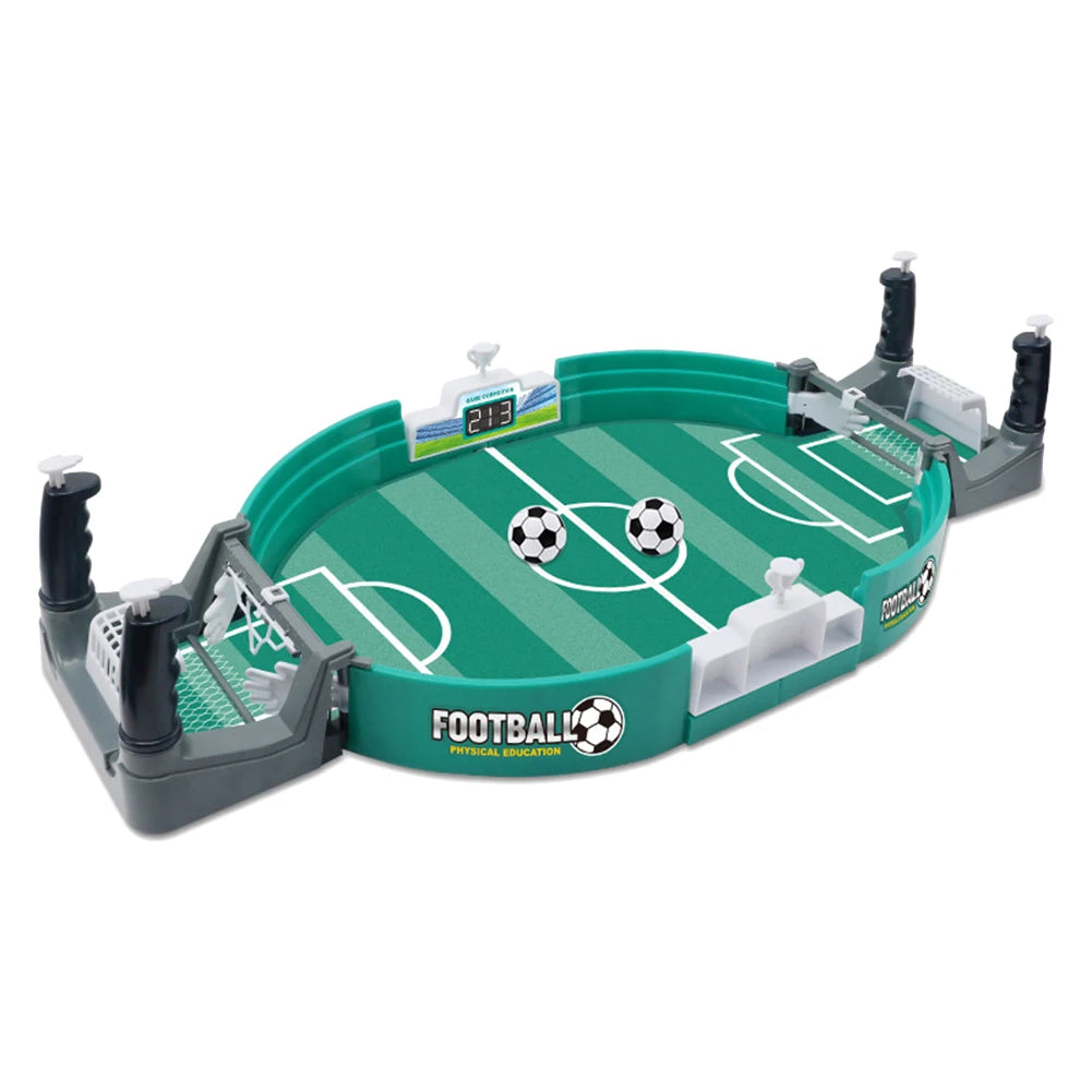 Mini Table Top Football Game Plastic Football Parent-Child Game Portable Tabletop Competitive Soccer Games for Kids Holiday Toys