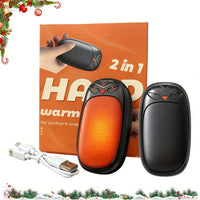 2-in-1 Hand Warmers Rechargeable 2 Pack Magnetic Electric Hand Warmer  Portable Pocket Hand Warmer