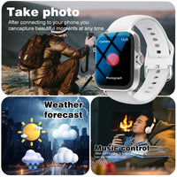 New Smart Watch, Wireless Calling, Message Reminder, Multiple Sports Modes, 1.83-Inch Full Touch Screen, Unisex