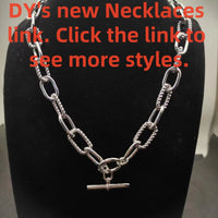 2025 New DY High-Quality Pendant Necklaces for Men and Women Elegant Versatile Designs