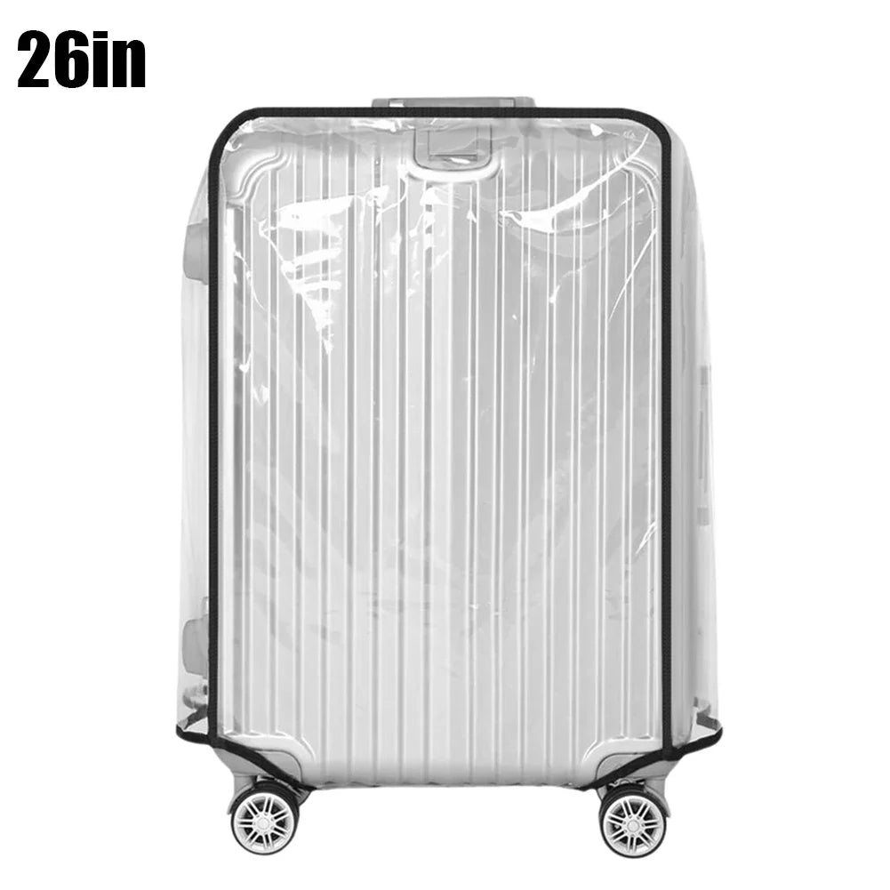 18-30inch Transparent Luggage Protector Cover Waterproof Suitcase Protector Cover Rolling Luggage Suitcase Cover Dustproof Cover