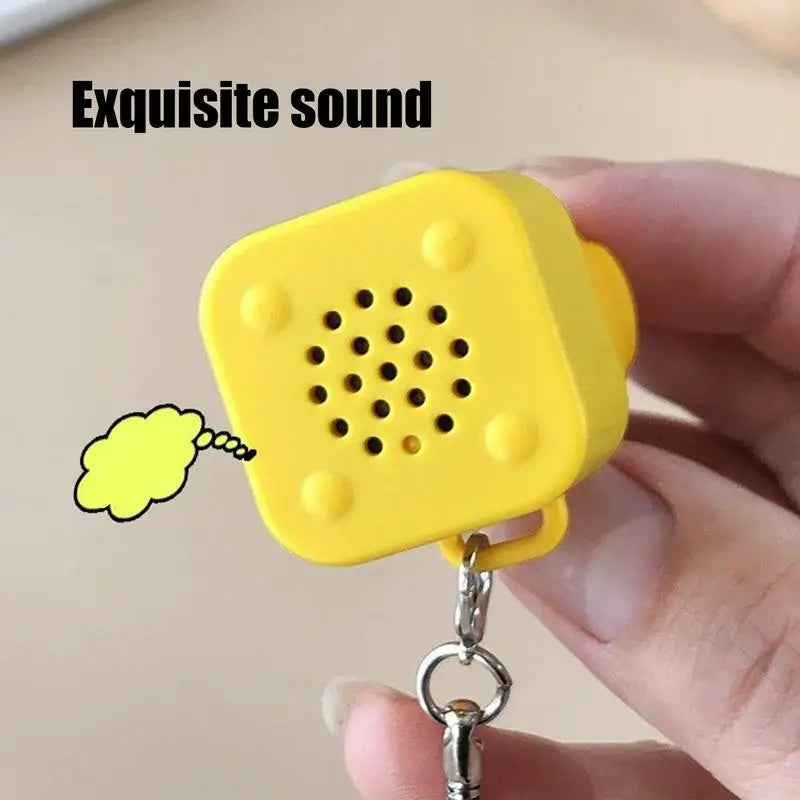 Cute Animal Toys Light Up Keychain Duck Toy Children Entertainment Accessories Finger Exercise Supplies For Nursery