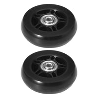 1 Pair Luggage Suitcase Replacement Wheels with Metal Bearings Axles Screw Rubber Casters Wear Resistant Deluxe Repair Tool