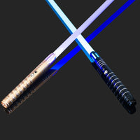 Light up Saber 16 Colors & Sounds RGB Light Sword Metal Handle Laser Sword Toys Light Quiet Mode Children Cosplay Christmas Gift