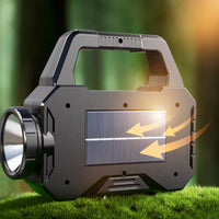 Solar Camping Lantern Long Range Outdoor Camping Searchlight Waterproof Powerful Solar Spotlight Super Bright for Hiking Fishing