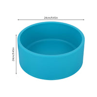 Heated Water Bowl 3.2 L/108 Oz Outdoor Thermal Pet Bowl Anti-Freeze Heated Pet Water Dish for Cat Rabbit Chicken Duck Squirrel