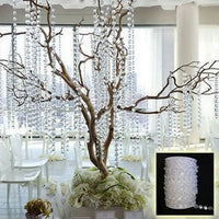 Bead Curtain String Portable Diamonds Chains Bead Curtain Creative Elegant Exquisite Fashion Transparent for Wedding Room Decor