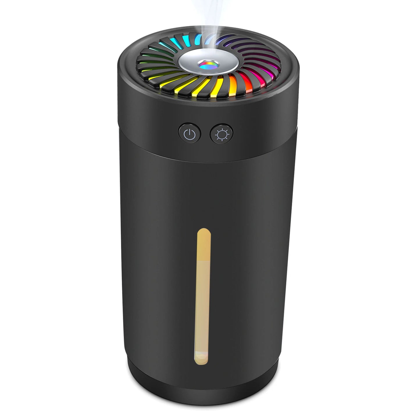 300ml Mini Ultrasonic Humidifier USB with 7 Colors LED Light Dual Mist Modes for Home/Office/Baby Room/Bedroom/Car Travel/Yoga