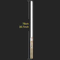 Light up Saber 16 Colors & Sounds RGB Light Sword Metal Handle Laser Sword Toys Light Quiet Mode Children Cosplay Christmas Gift